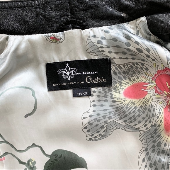 Mackage for Aritzia Ellie Black Leather Jacket - Picture 11 of 13